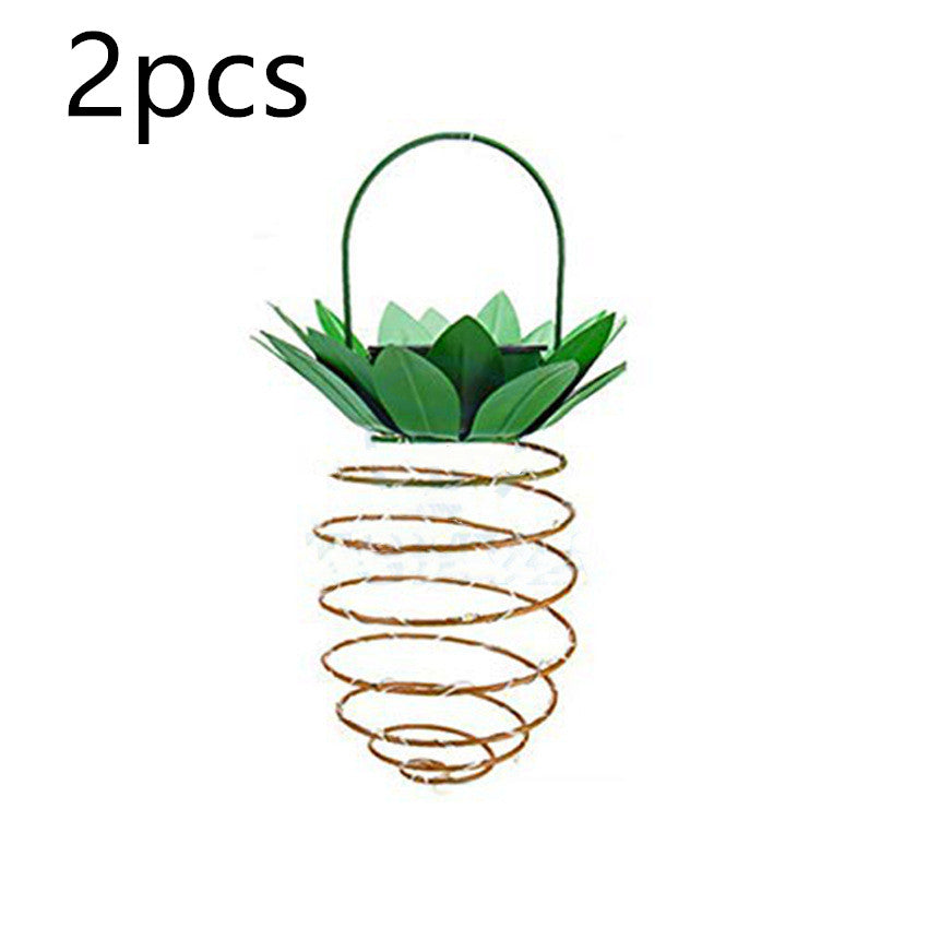 Waterproof Garden Pineapple Solar Path Hanging Lights Fairy String Decor