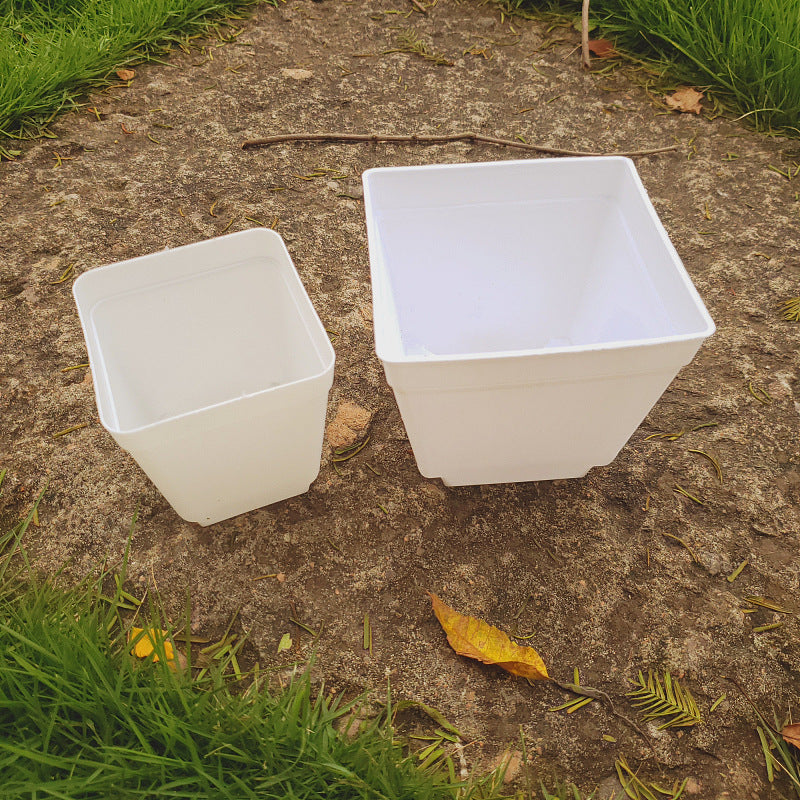 Small plastic Flower Pots Frosted Thick Colorful Mini Flower Pots
