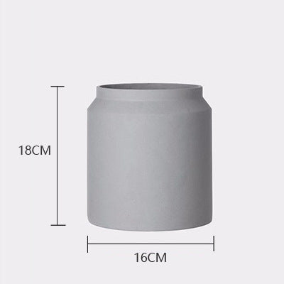 Nordic Cement Flowerpot
