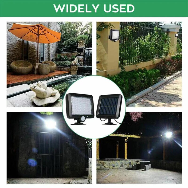 LED Solar Split Wall Lamp 3 Mode Garden Security Light