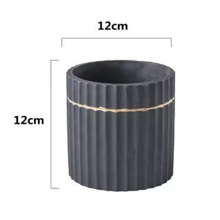 Striped Flowerpot