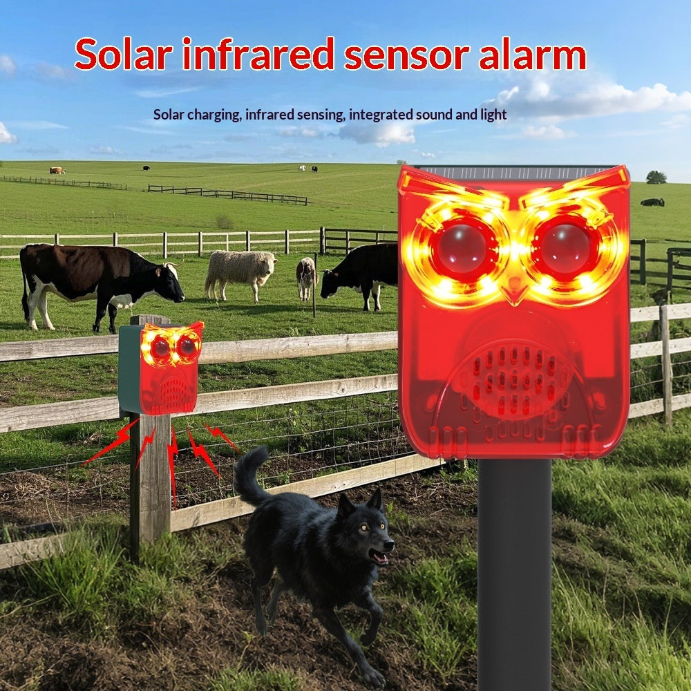 Home Solar-Powered Outdoor Infrared Motion-Sensor Security Light