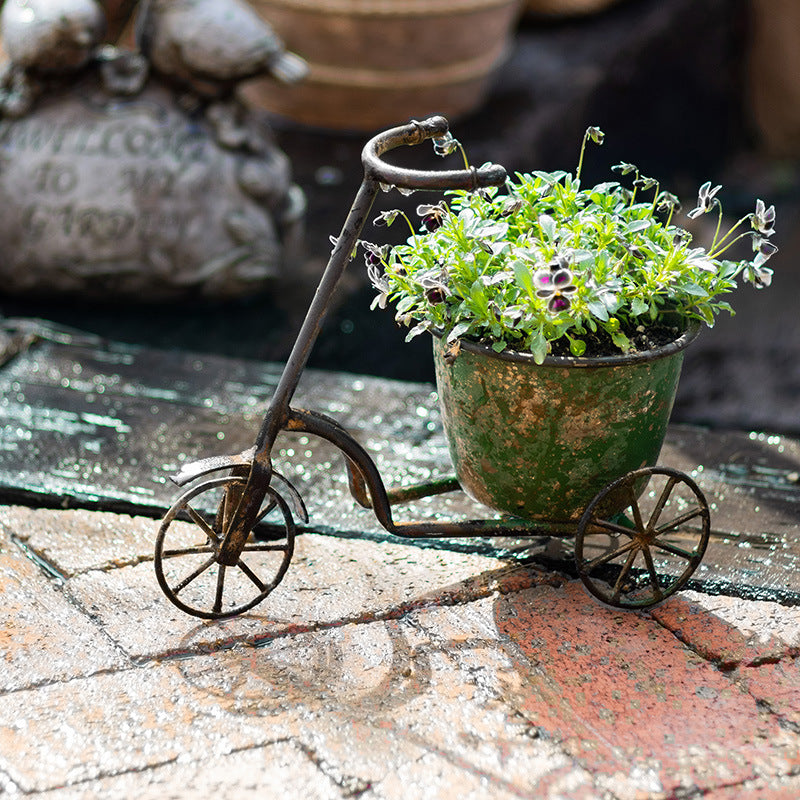 Bicycle Wrought Iron Flower Pot