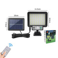 LED Solar Split Wall Lamp 3 Mode Garden Security Light