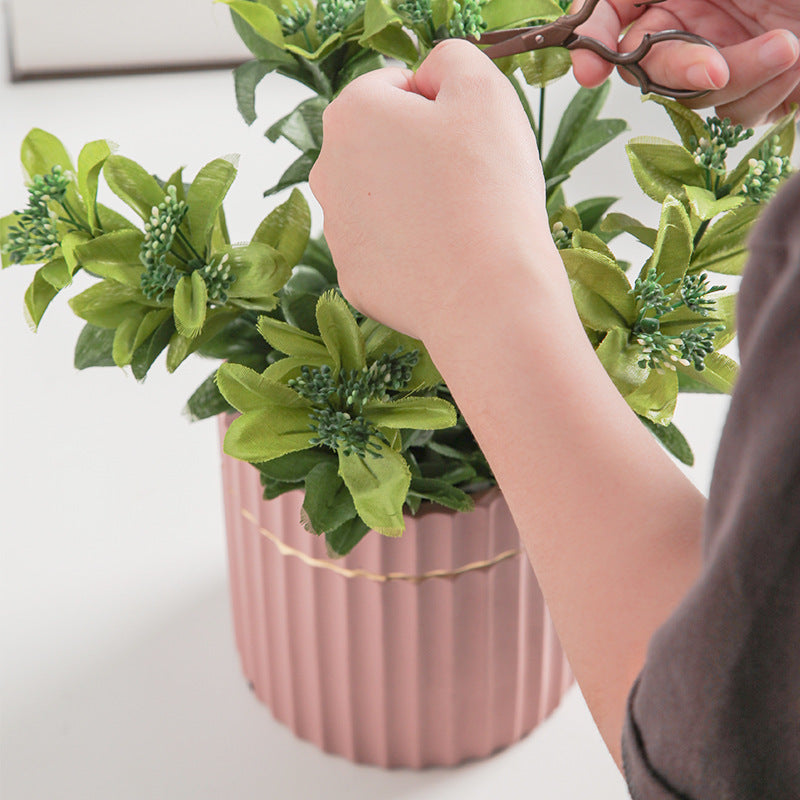 Striped Flowerpot