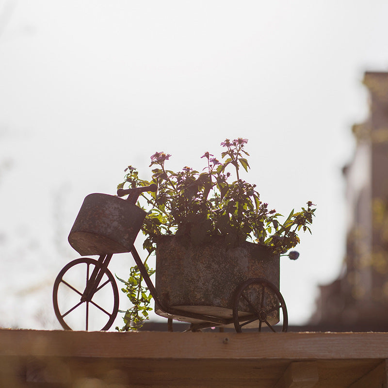Bicycle Wrought Iron Flower Pot