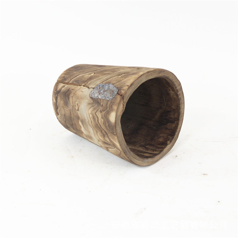 Handmade Wooden Flower Pot