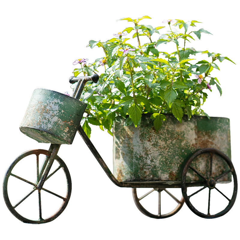 Bicycle Wrought Iron Flower Pot